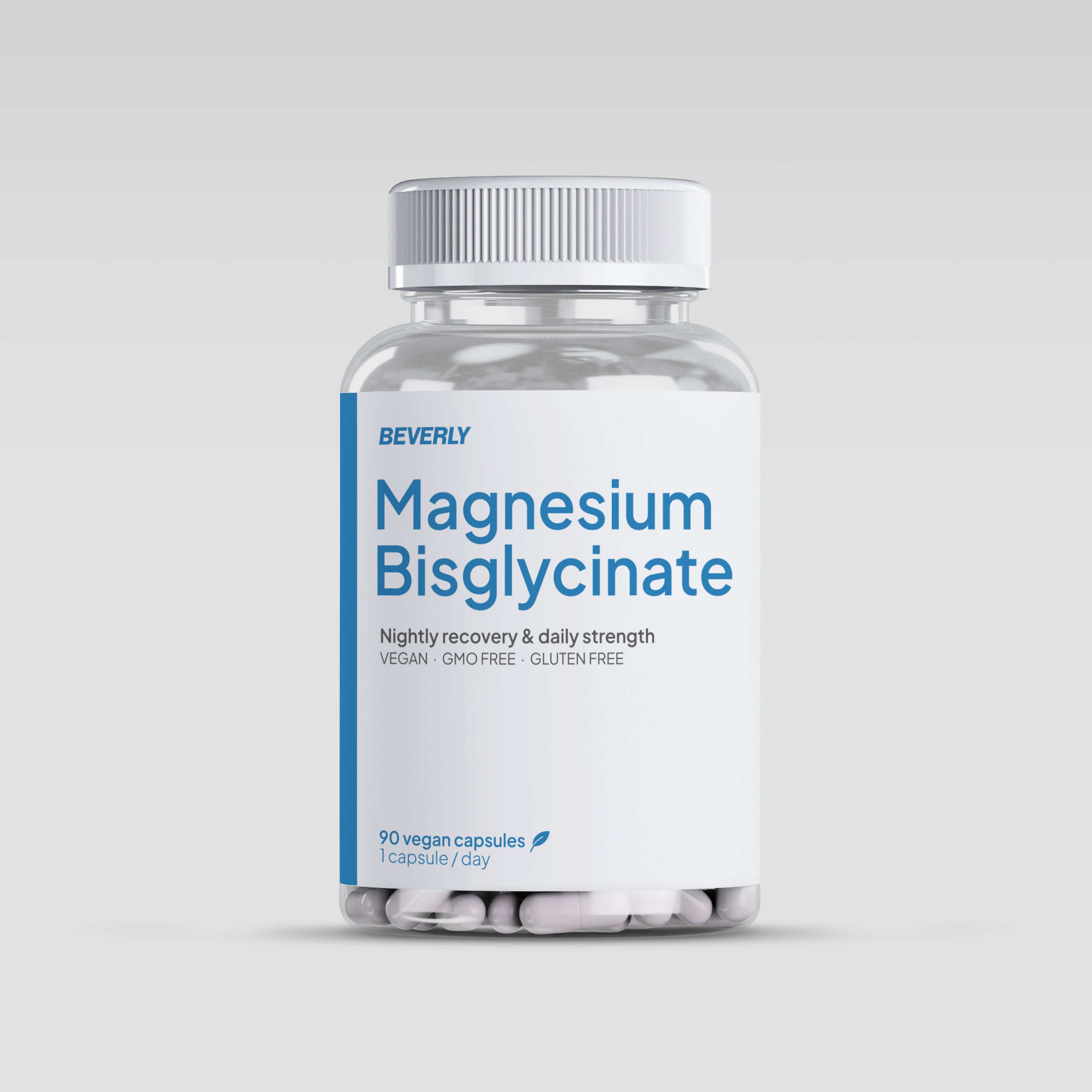 Bisglycinate de magnésium + vitamine B6 - 90 gélules - 90 portions