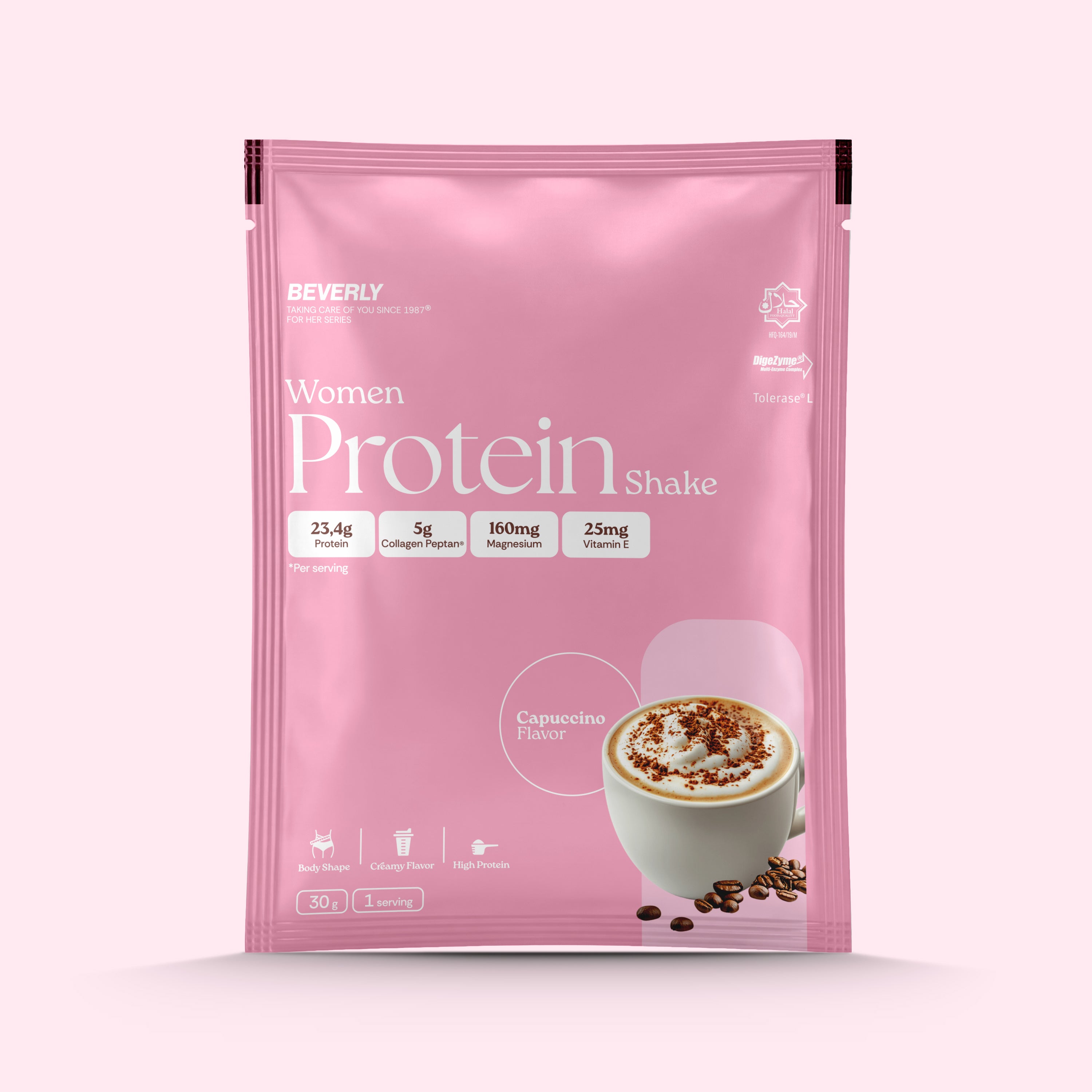 Monodosis Women Protein Shake - 30 g - Capuccino