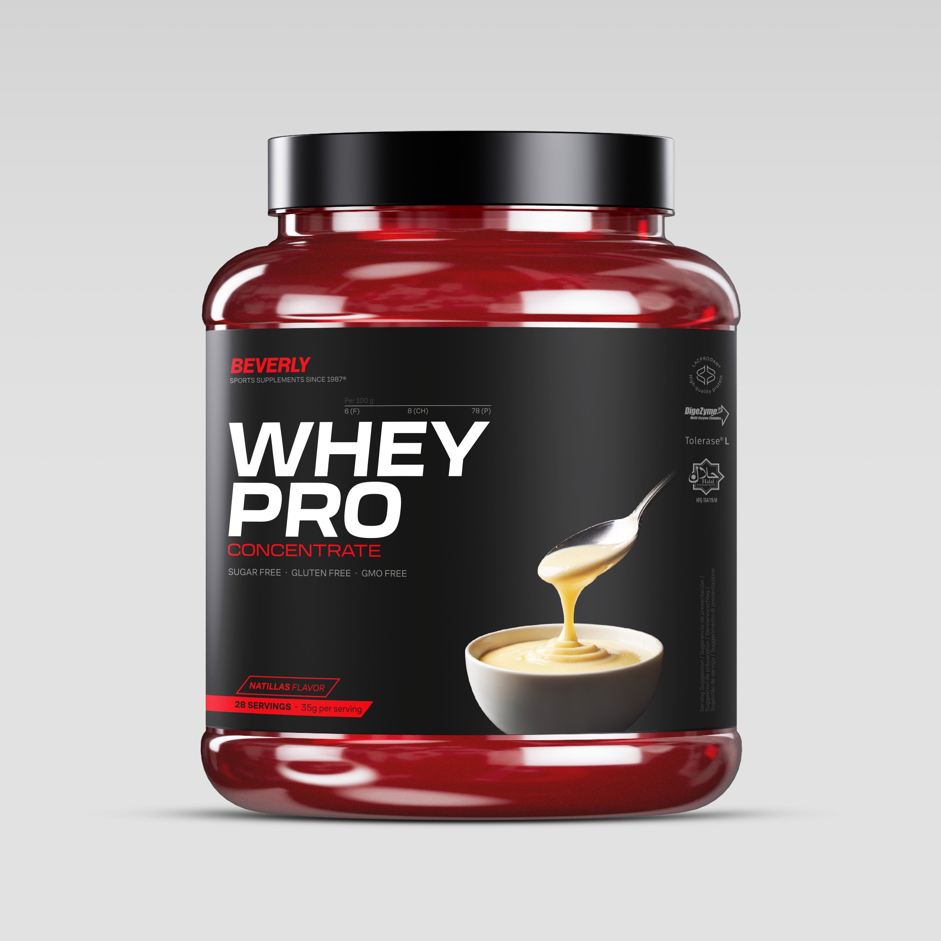 Whey Pro Concentrate - 1 Kg - Natillas