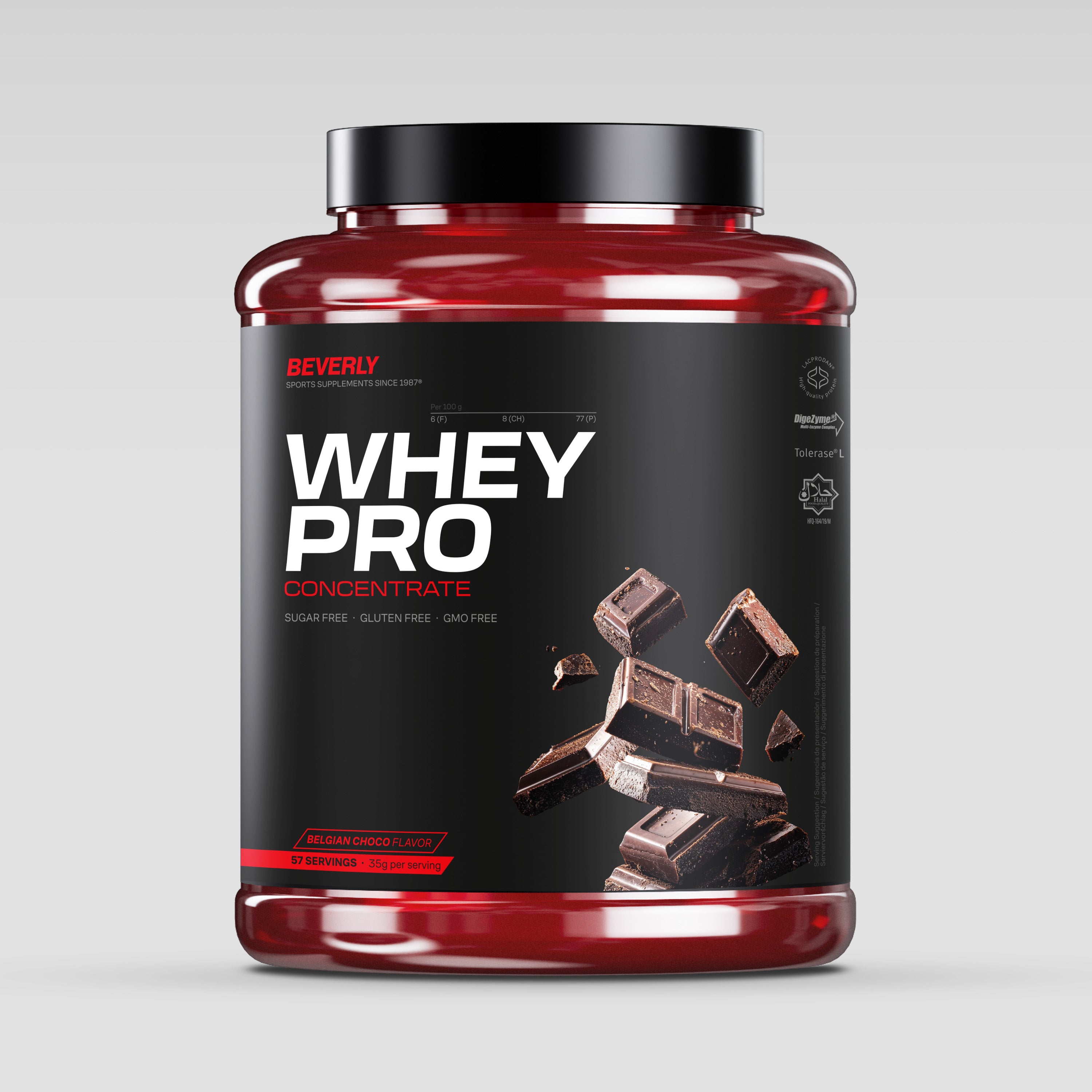 Whey Pro Concentrate - 2 Kg - Belgian Choco