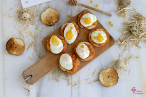 pan de calabaza con huevos y miel